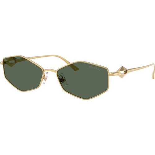 Jimmy Choo JC4017 Gold Dark Green Angle
