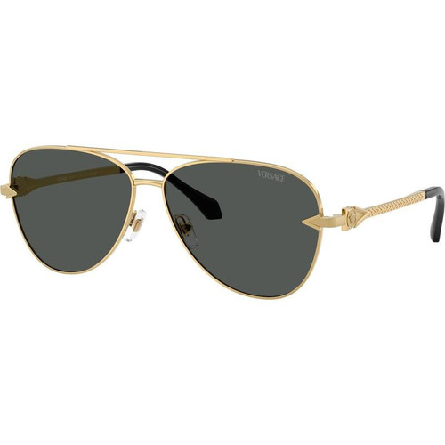 Versace VE2283 Gold Dark Grey Angle