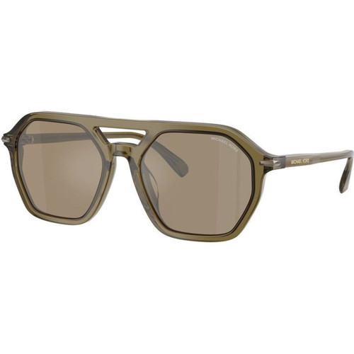 Michael Kors Jackson Hole MK2251U Transparent Olive Olive Mirror Angle