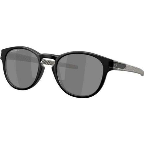 Oakley Latch (A) Black Fingerprint Prizm Polarised Angle