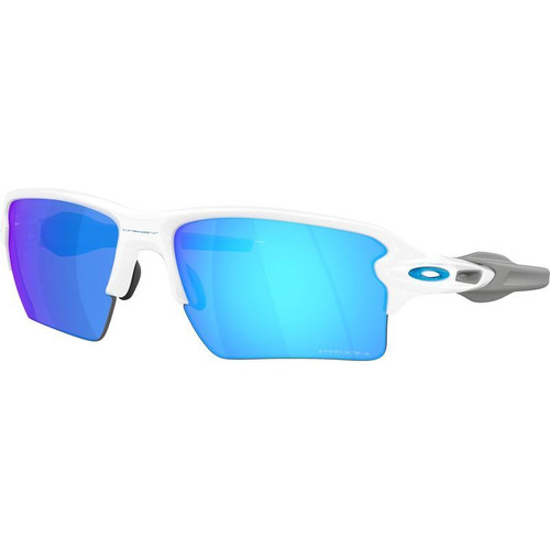 Oakley Flak 2.0 XXL White Prizm Sapphire Angle