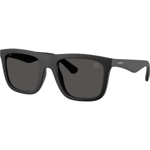 Burberry BE4458U Matte Black Dark Grey Angle