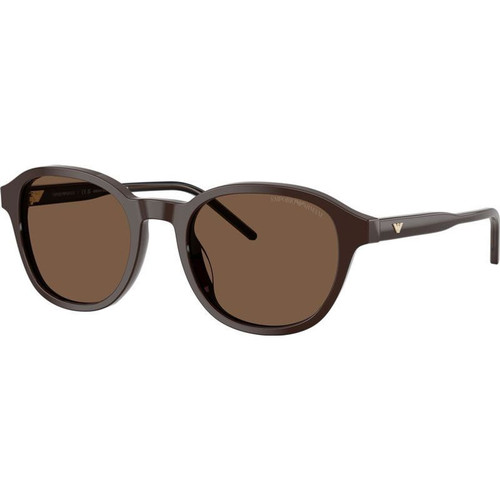Emporio Armani EA4247U Shiny Brown Brown Angle