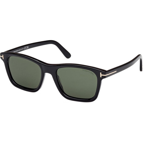 Tom Ford Barron FT1179 Shiny Black Green Angle