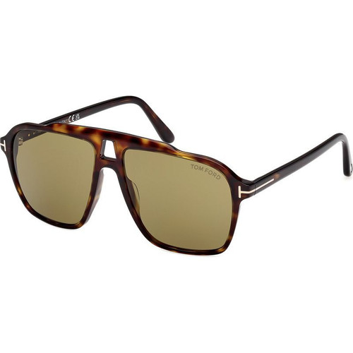 Tom Ford Autari FT1209 Dark Havana Green Angle