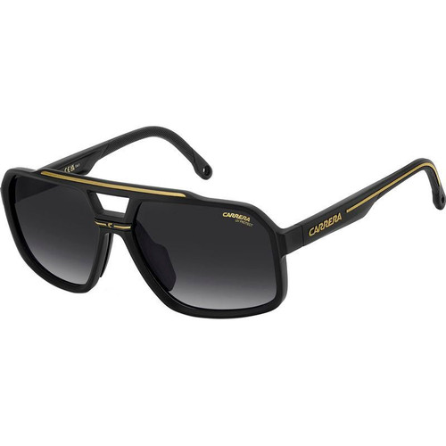 Carrera C Sport 03/S Matte Black Gold Grey Gradient Angle