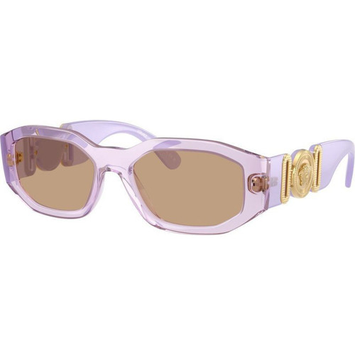 Versace VE4361 Transparent Lavender Light Brown Angle