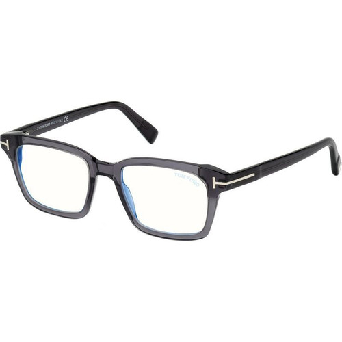 Tom Ford Glasses FT5661-B Shiny Grey Blue Light Angle