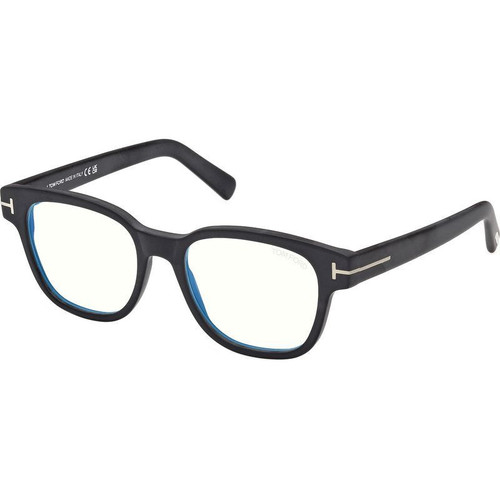Tom Ford Glasses FT5977-B Matte Black Blue Light Angle