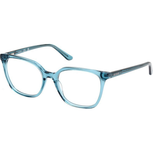 Guess Glasses GU50165 Turquoise Clear Angle