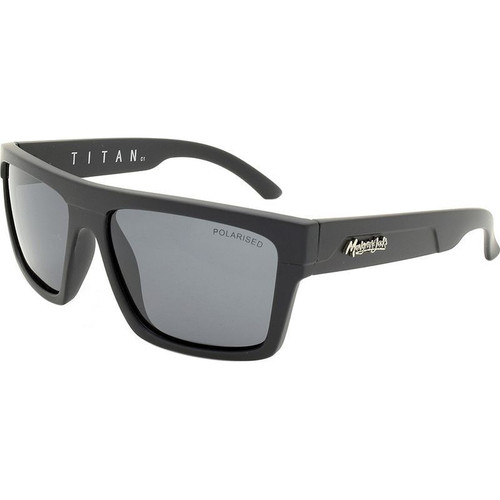 Mangrove Jacks Titan Matte Black Smoke Polarised Angle