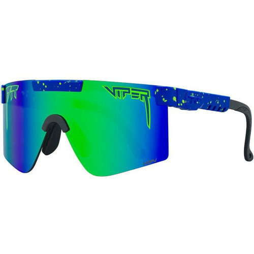 Pit Viper The Originals Wide Leonardo Blue Green Polarised Angle