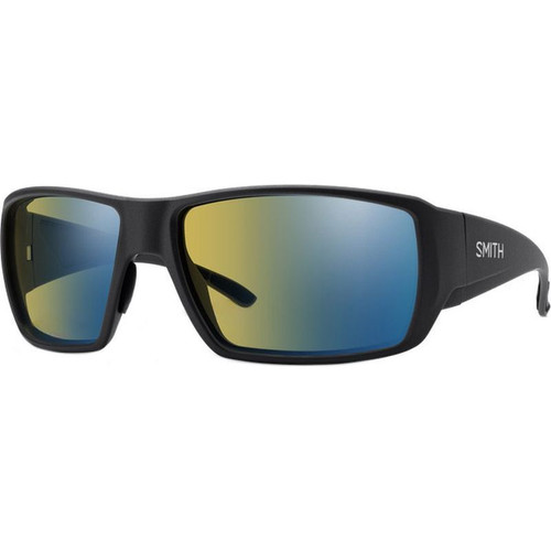 Smith Guide's Choice XL Black Chromapop Yellow Blue Polarchromic Angle