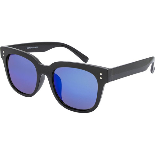 JS Eyewear 5737 Black Ice Blue Mirror Angle
