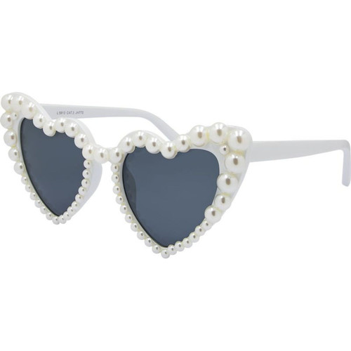 JS Eyewear 5913 White Pearls Smoke Angle