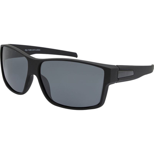 JS Eyewear 6054 Black Smoke Polarised Angle