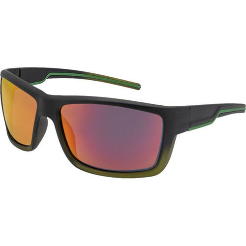 JS Eyewear 7005 Black Green Red Polarised Angle