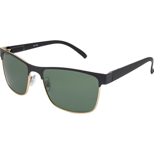 JS Eyewear 2801 Matte Black Green Polarised Angle