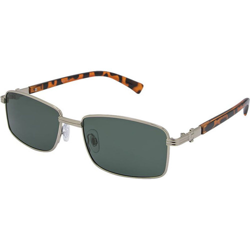JS Eyewear 2870 Silver Green Polarised Angle