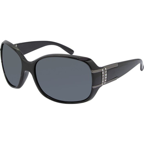 JS Eyewear 5052 Black Smoke Polarised Angle