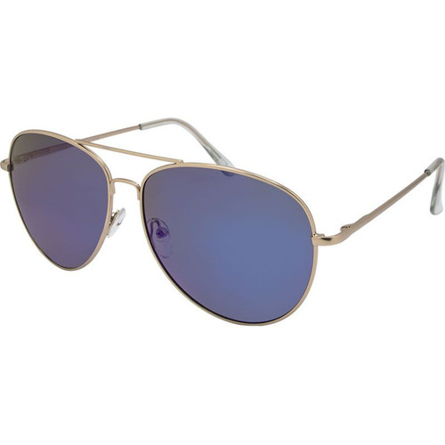 JS Eyewear 3502 Gold Blue Polarised Angle
