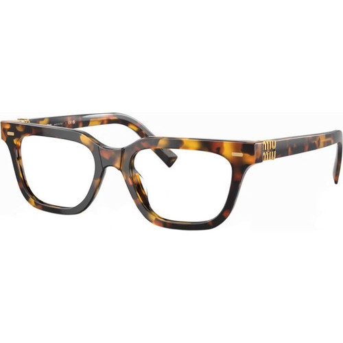 Miu Miu Glasses MU07XV Honey Havana Clear Angle