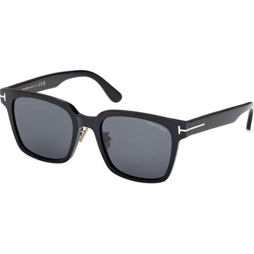 Tom Ford FT1238-K Shiny Black Smoke Angle