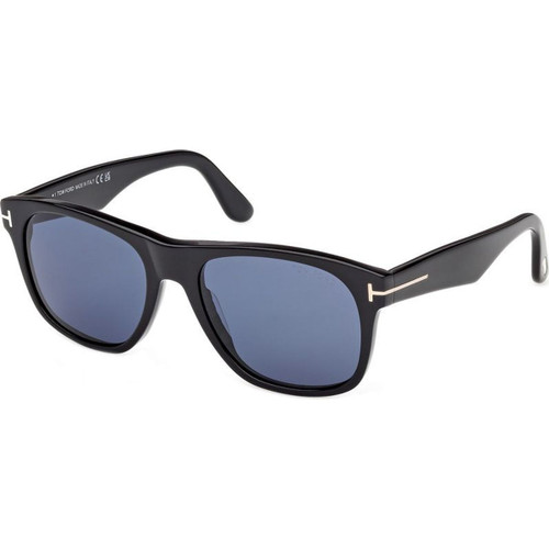 Tom Ford Marlon 02 FT1284 Shiny Black Blue Angle