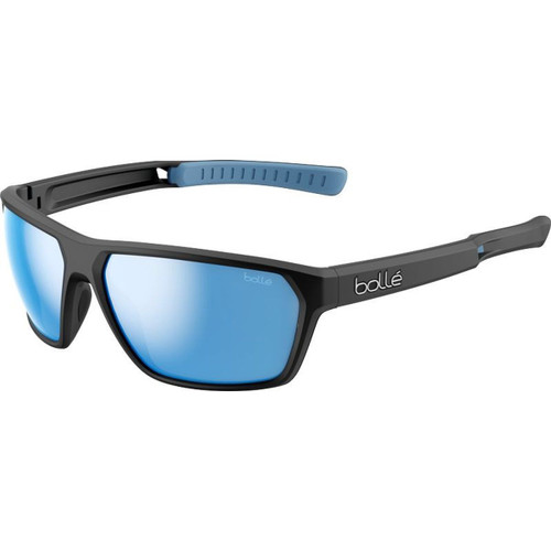 Bolle Terrus Matte Black Sky Blue Polarised Angle