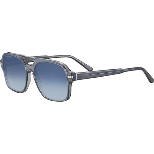 Serengeti Marco Stormy Grey Blue Photochromic Polarised Glass Angle
