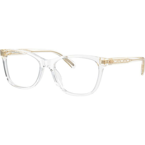 Coach Glasses HC6235U Transparent Clear Angle