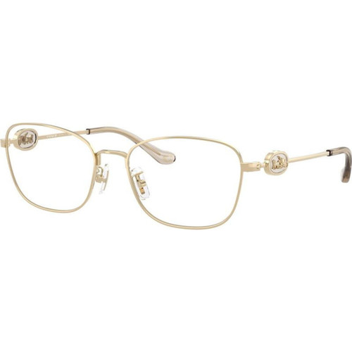 Coach Glasses HC5183 Shiny Light Gold Clear Angle