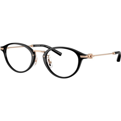 Coach Glasses HC6268D Black Clear Angle