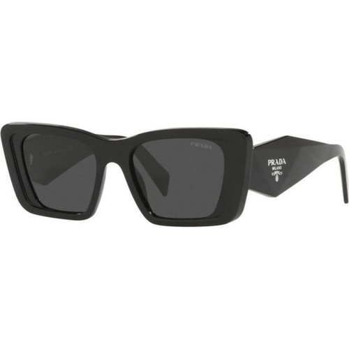 OUTLET Prada PR08YSF Black Dark Grey Angle