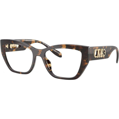 Michael Kors Glasses Puglia MK4149U Dark Tortoise Clear Angle