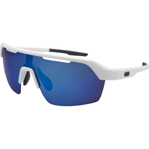 ARC Eyewear Horizon Matte White Blue Polarised Angle