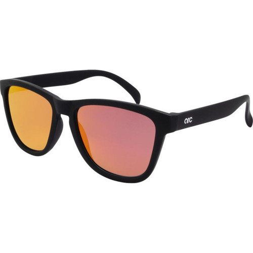 ARC Eyewear Gritty Rubber Black Red Polarised Angle