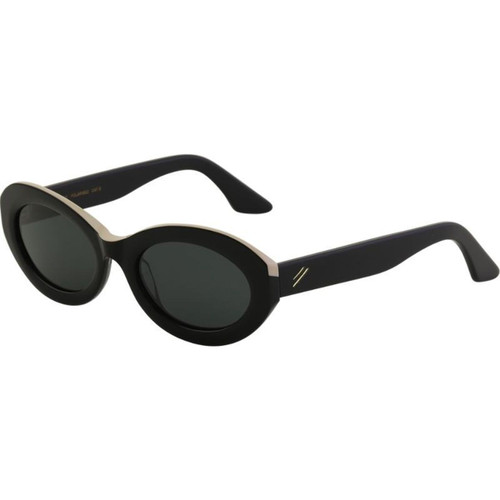 Bask Eyewear Capri Black Bone Dark Grey Polarised Angle