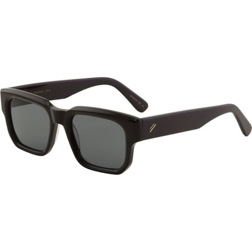 Bask Eyewear Eli Dark Chocolate Grey Polarised Angle
