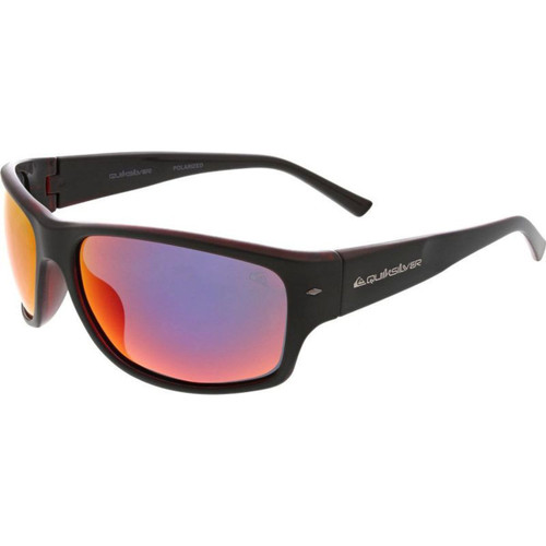 Quiksilver Wind Wave Matte Black Red Polarised Angle