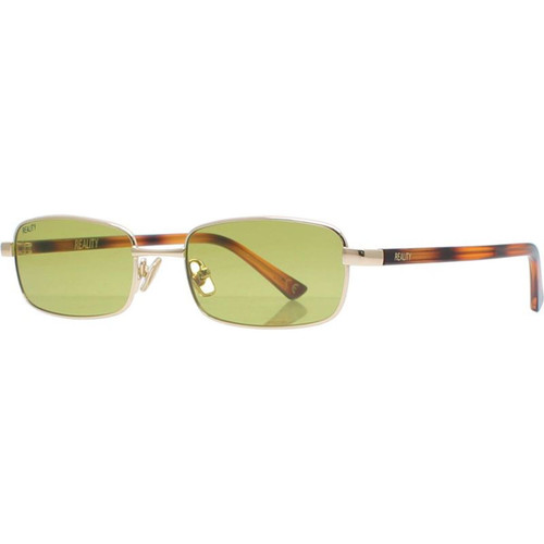 Reality Eyewear Vibes Town Gold Olive Angle