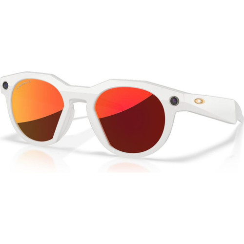 Oakley Meta Glasses Meta HSTN Grey Prizm Ruby Angle