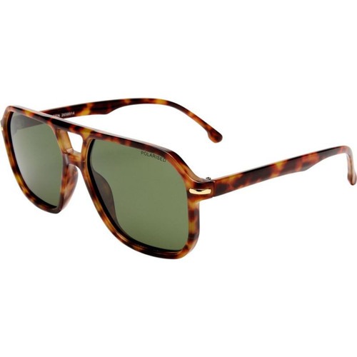 Cancer Council Jensen Amber Tort Khaki Polarised Angle