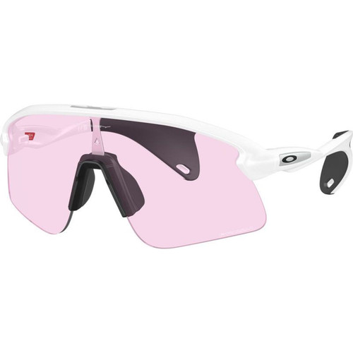 Oakley Stunt Devil S Matte White Prizm Low Light Angle