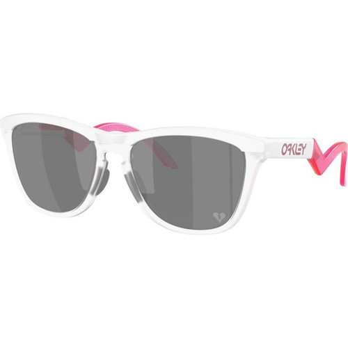 Oakley Frogskins Hybrid Matte White Prizm Black Angle