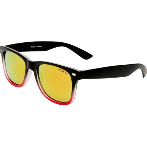 Cancer Council Kids Tiger Black Red Red Polarised Angle