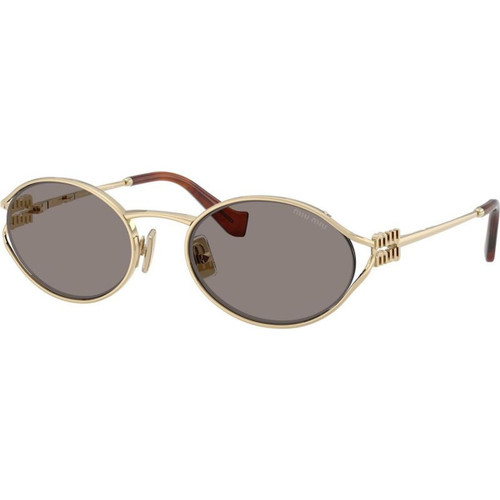 Miu Miu MU52YS Pale Gold Dark Grey Angle