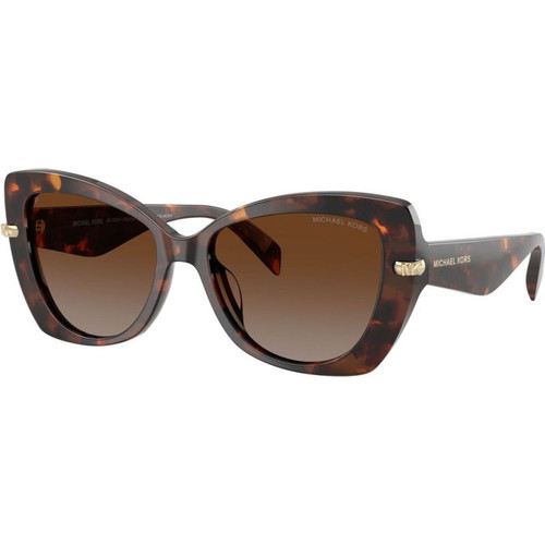 Michael Kors Atlanta MK2258U Luggage Tortoise Brown Polarised Angle