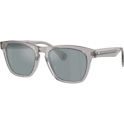 Oliver Peoples R-3 OV5555SU Workman Grey Grey Flash Polarised Angle