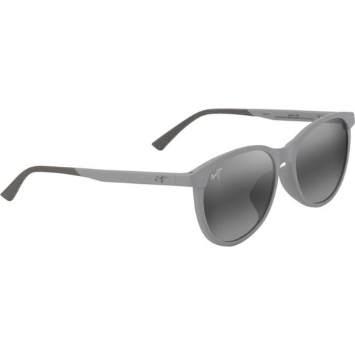 Maui Jim Alahee Solid Grey Netural Grey Polarised Glass Angle